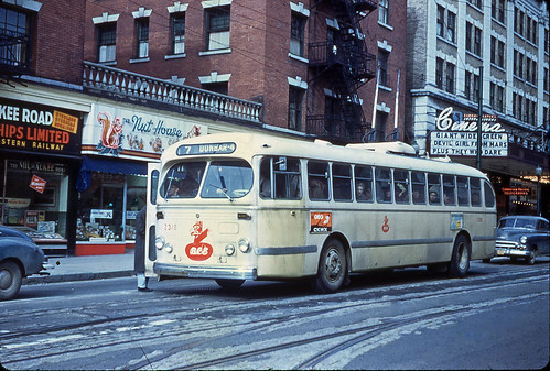 Vancouver Trolley Bus 1954