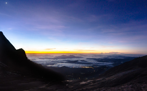 mountain sunrise mount kinabalu