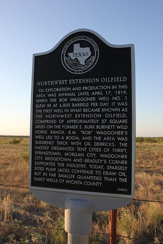 sunset rural texas historic intersection burkburnett texashistoricalmarkers wichitacounty