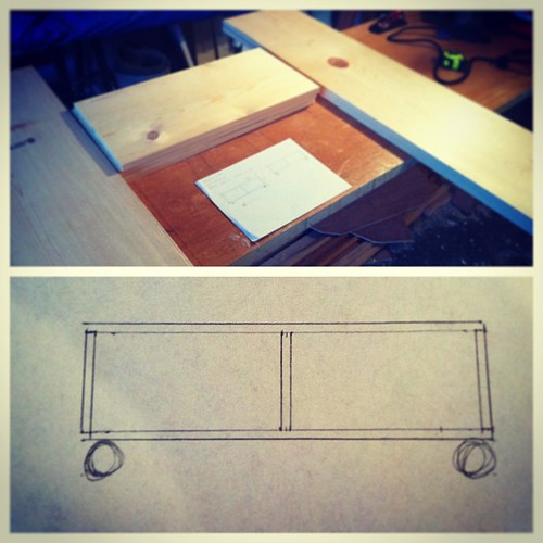 In the process of building a new coffee table.