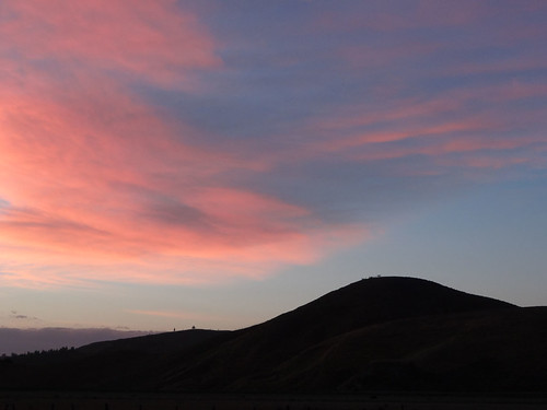 nz newzealand hawkesbay bayview sunset pink clouds sky hill silhouette sonycybershot dschx100v pointshoot homelandsea
