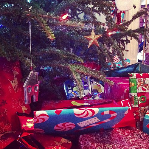 Under the #Christmas tree.