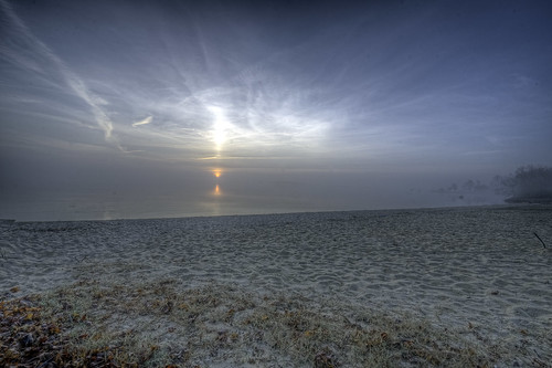 essex md maryland rocky point park march 2012 sunrise fog beach hdr highdynamicrange craigfildesfineartamericacom