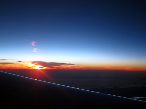 california sunset airplane aerial baja birdseye