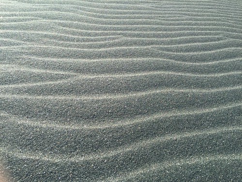 iron sand waves kaupokonui taranaki newzealand nz black