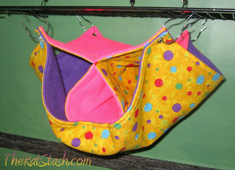 For Rebekah: Tunnel Bunk in &quot;surprise bright&quot; fabrics from our LilSpaz Monthly fundraiser.