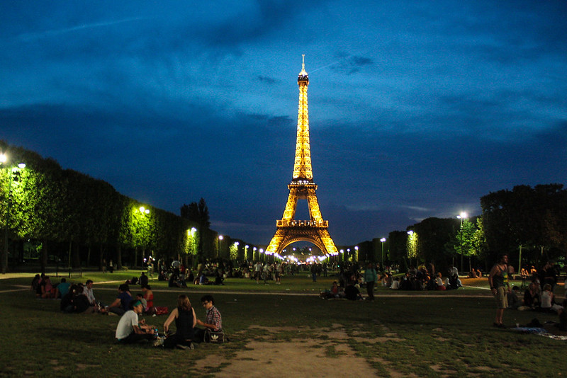 Eiffel Tower from Champs de Mars