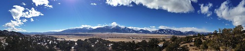 blue sky panorama mountain snow clouds river colorado valley arkansas plains iphone sawatch collegiatepeaksoverlook snapseed uploaded:by=flickrmobile flickriosapp:filter=nofilter