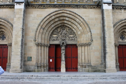 2012.08.02.239 - BAYONNE - Rue des Lisses - Église paroissiale Saint-André de Bayonne