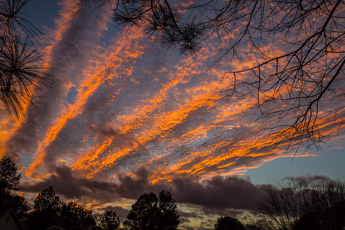 trees sunset clouds georgia skyscape ripples sugarhill psunset