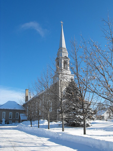 winter snow canada church quebec hiver québec neige église qc