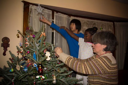 2012 Decorating Christmas Tree December 09, 2012 1