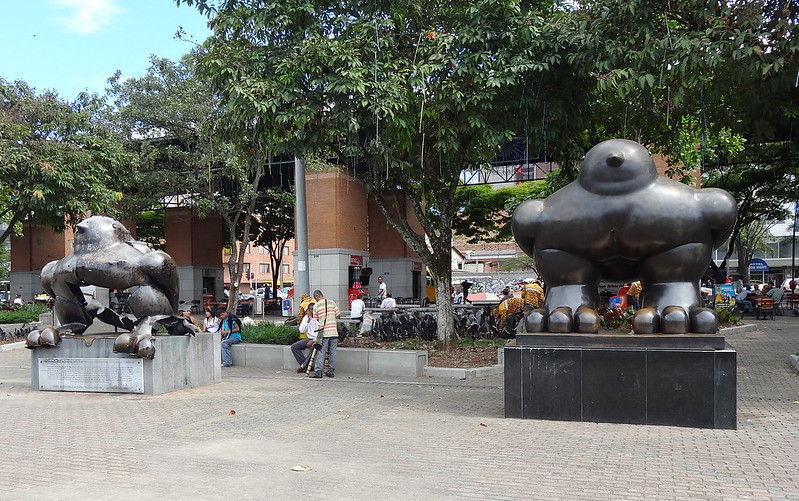 Medellin Botero, parque San Antonio