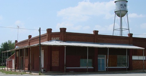 abandoned oklahoma bank aline