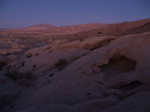 camping sunrise desert wind hiking caves backpacking borrego cave anzaborrego alpenglow anza windcave anzaborregodesertstatepark anzaborregodesert windcaves