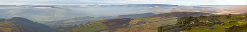 panorama mist landscape derbyshire peakdistrict burbage darkpeak hopevalley hathersage higgertor minoltaamount britnatparks