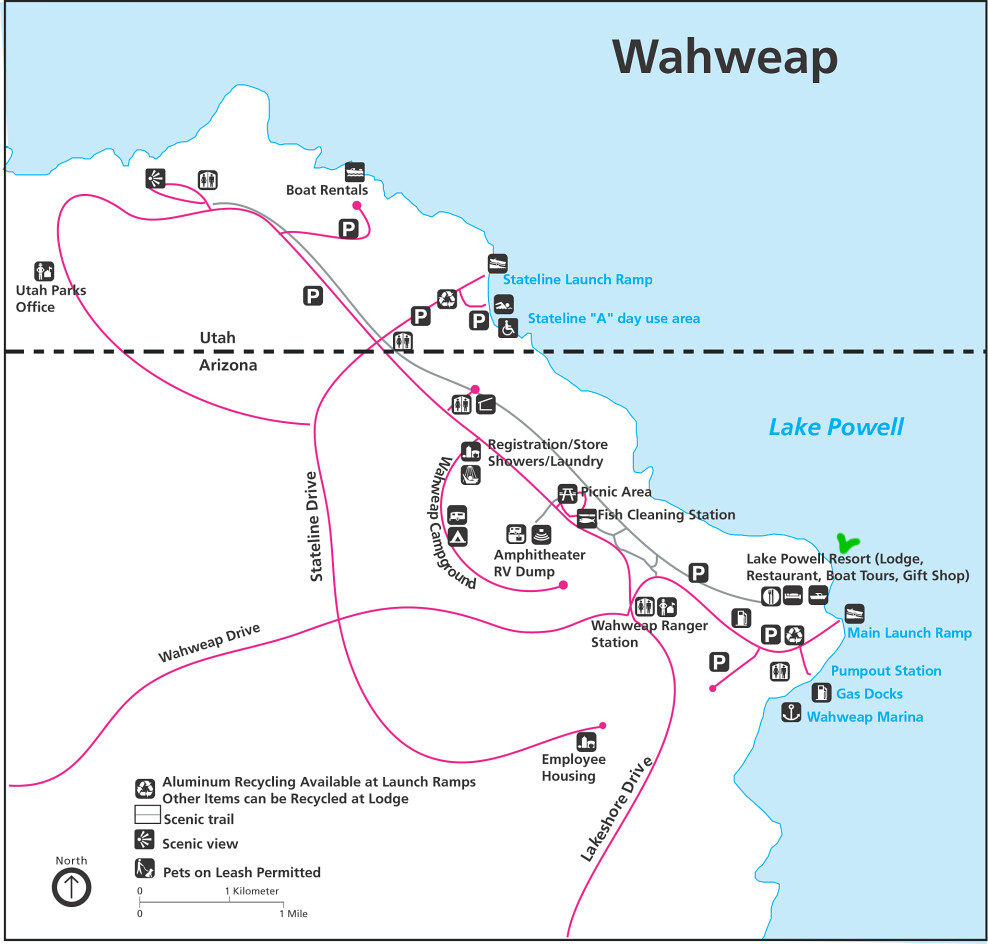 wahweap map
