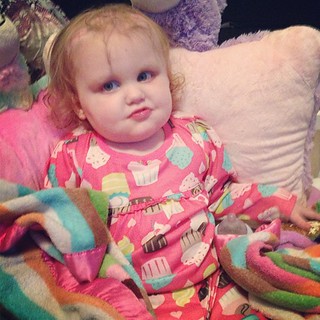 #reesey in her new pjs from @nicoleberg11 :))) #christmas was fab!!