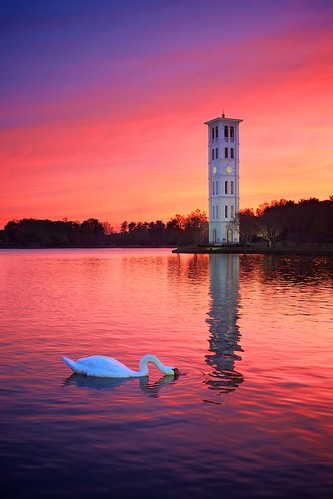 autumn sunset lake fall sc water architecture clouds landscape swan flickr waves outdoor southcarolina wideangle greenville furmanuniversity swamprabbittrail