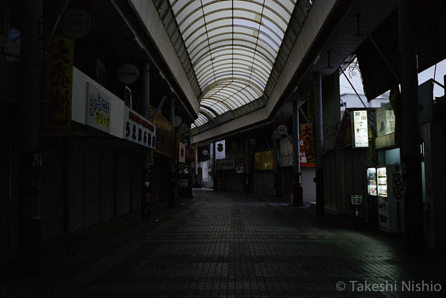 人気のない商店街 / Empty shop street