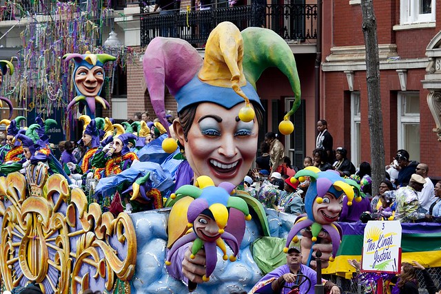 Mardi Gras Parade, New Orleans, Louisiana  (LOC) from Flickr via Wylio