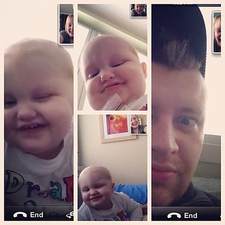 #facetime with #reesey and the hubs lol #chemointumorout #gingerfight #wemakeourselveslaugh