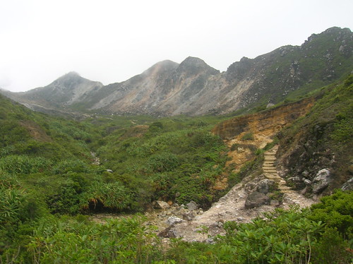 Sumatra Volcano and trail