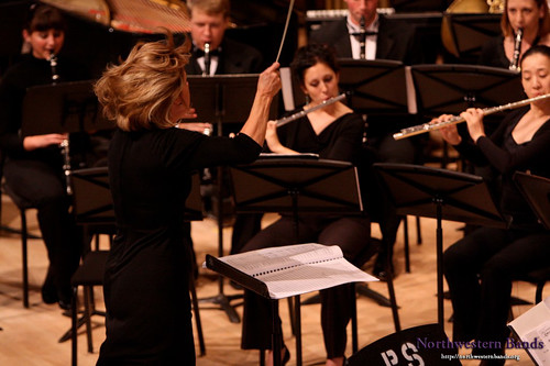 Mallory Thompson conducting the Symphonic Wind Ensemble