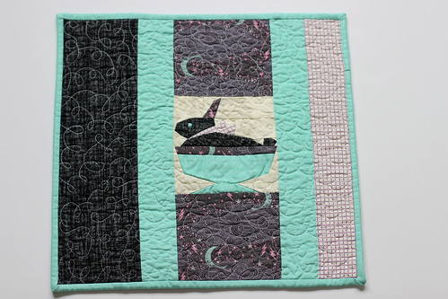 Bunny in a Bowl Mini Quilt by Jacey by Jeni Baker