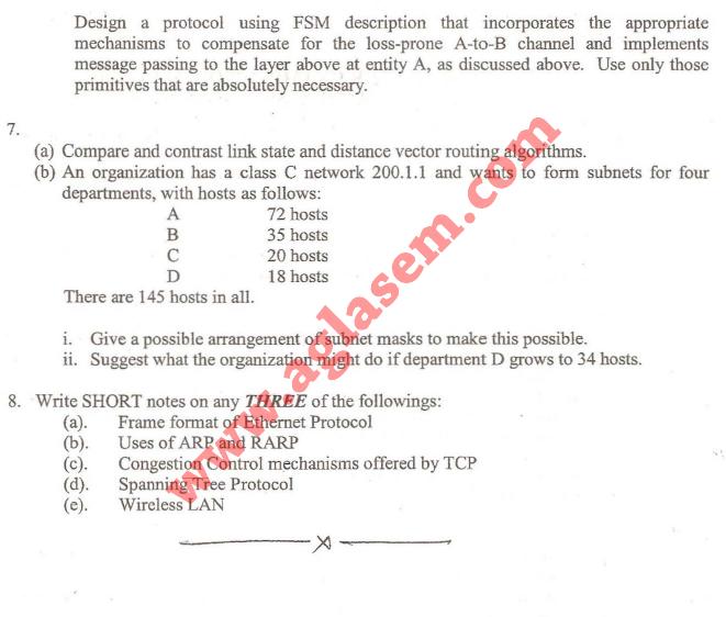 NSIT: Question Papers 2009 – 6 Semester - End Sem - IC-315