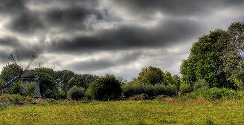 holland mill nature windmill clouds canon landscape wind alkmaar canoneos hdr tonemapping