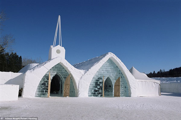 Hotel de hielo en Canadá