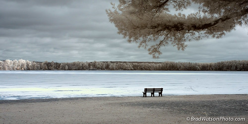 lake color ice wisconsin america landscape scenic infrared 2009 bradleycwatson bradwatsonmediacom bradwatsonphoto