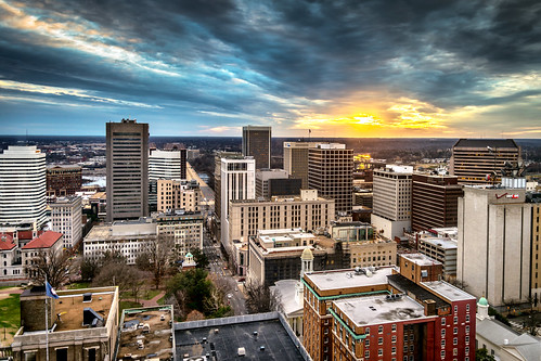 city sunset usa skyline photography virginia cityscape view aerial richmond va birdseyeview birdseye rva skynoir