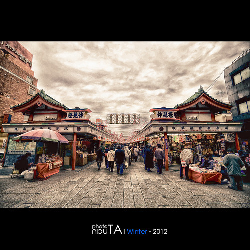 japan landscape temple tokyo market hdr
