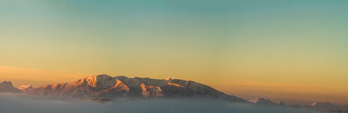 winter panorama berg österreich nebel kärnten hdr magdalensberg lavamünd