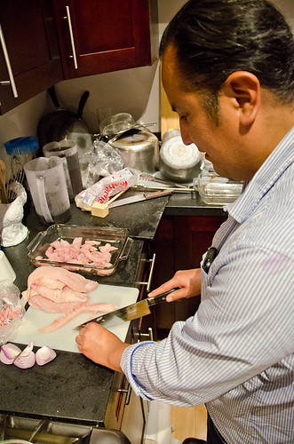 Peruvian Dinner - Making cebiche