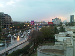 شارعہ فیصل، بارش کے بعد Sharea Faisal after the rains