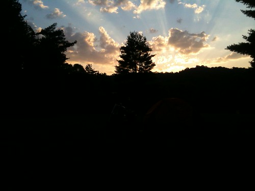 sunset homestead 3gs iphone lamping