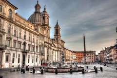 Piazza Navona, una bella plaza muy apreciada por el Papa Francisco