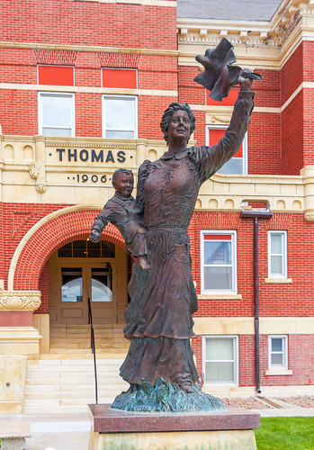colby thomascounty kansas smalltown downtown statue art publicart