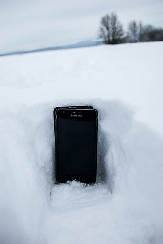 winter snow landscape portable driving phone 21 hiver samsung galaxy neige paysage janvier s2 balade téléphone 2013