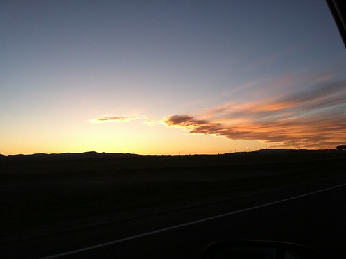 sunset clouds montana roadtrip