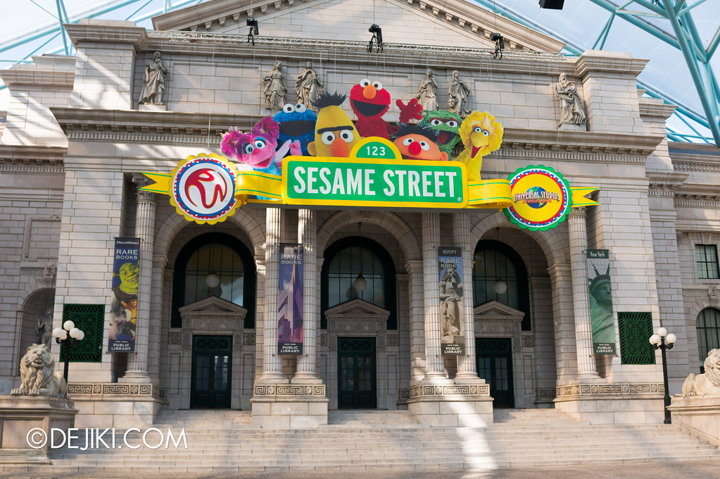 New York Library - Sesame Street overlay