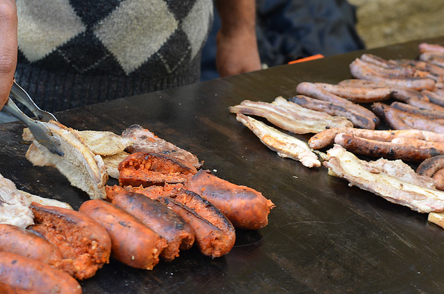Barbacoas de pollo y lomo del Carnaval de Cádiz