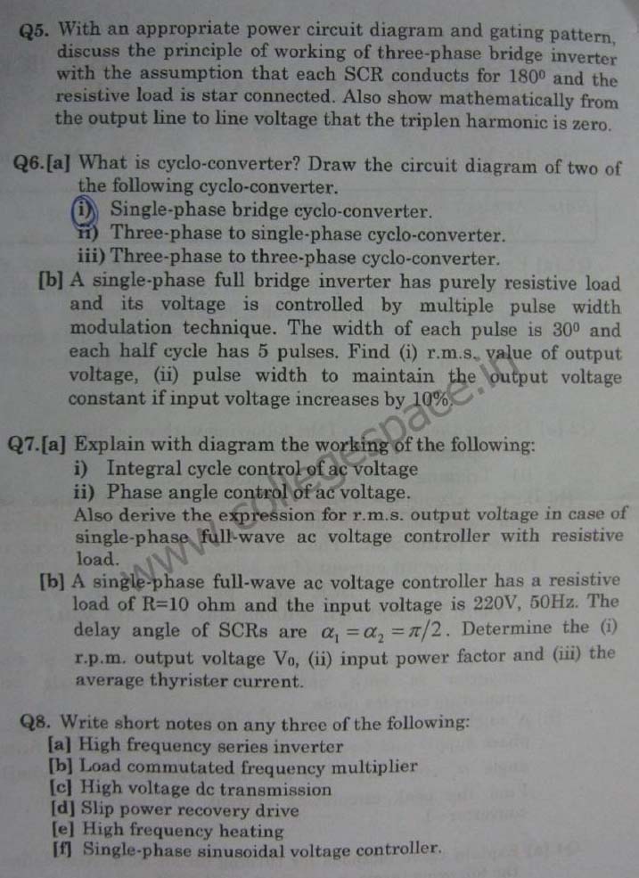 NSIT Question Papers 2012 – 6 Semester - End Sem - IC-313
