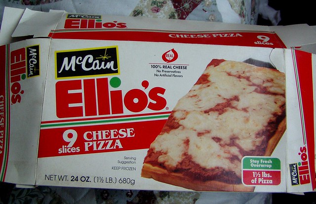 1995 McCain Ellios frozen pizza box | Flickr - Photo Sharing!
