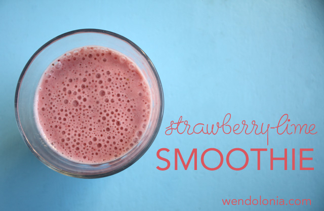 Strawberry-Lime Smoothie