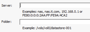 Add NFS Datastore