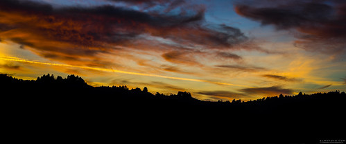 sunset landscape ridge trees silhouette california sanmateo unitedstatesofamerica blue red velvet hdr elmofoto forcurators moving change plans d800 nikon nikond800 marmalade sky fav10 fav20 fav30 10000v